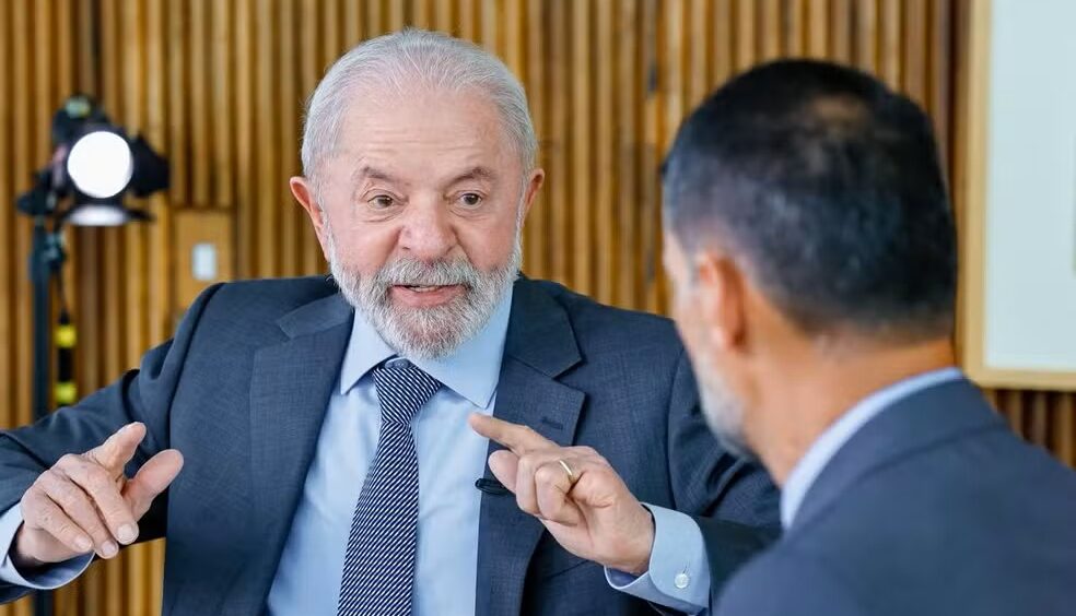 Presidente Lula durante entrevista à Rede Amazônica