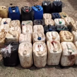 PF apreende 1 mil litros de combustível em porto clandestino em Guajará Mirim, interior de Rondônia